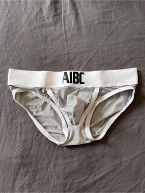White Waistband Men's Briefs
